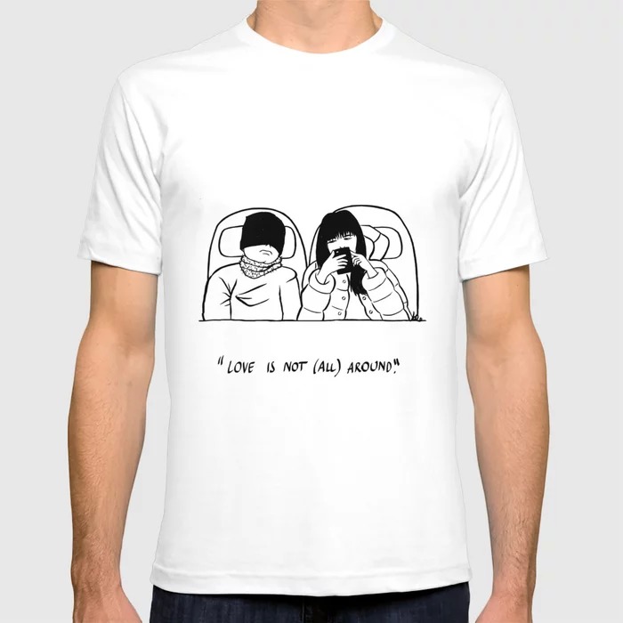 vestiti - t-shirt - love is not all around